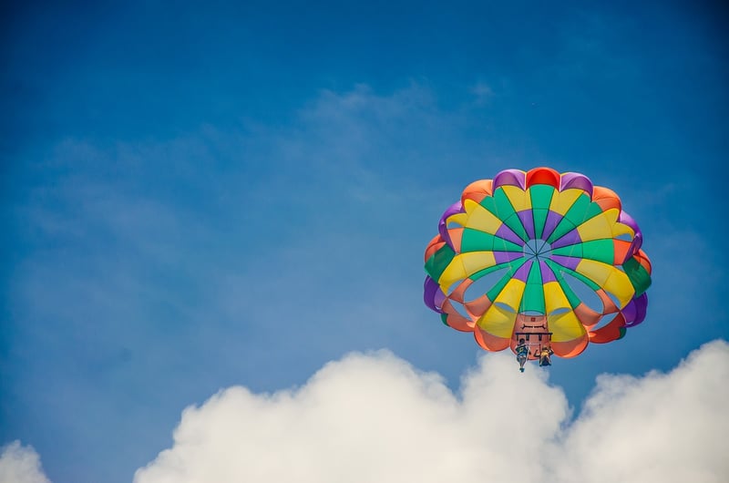 Skydiving and Paragliding